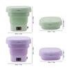 9L Portable Small Foldable Washing Machine with Spin Dryer For Socks Underwear Panties Washer Household Mini Washing Machine