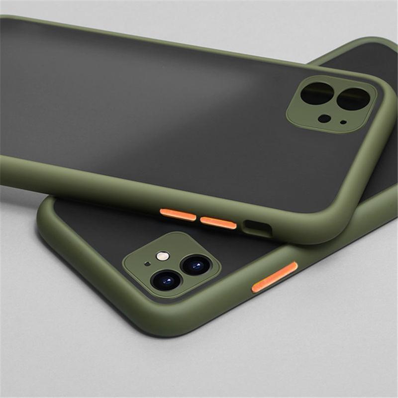 Роскошный Матовый Полупрозрачный Жесткий Чехол Для Телефона Для iPhone 14 13 12 11 Pro Max X XR XS Max 8 7 6S 6 Plus Силиконовый ТПУ Задняя Крышка