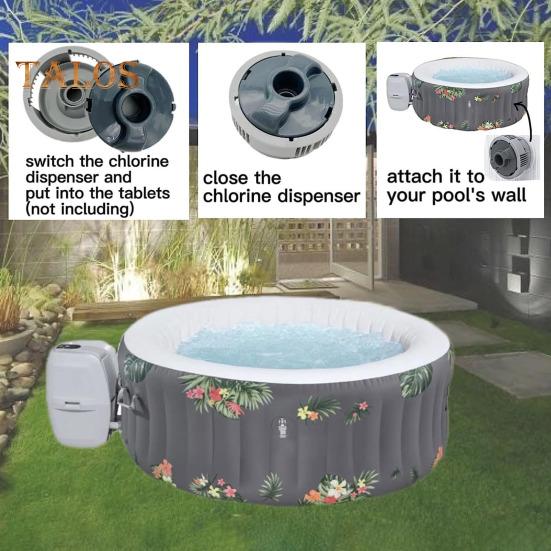 Chemical Pool Chlorine Dispenser Chemical Dispenser Replacement Parts for Swimming Pool Hot Tub Spa Parts