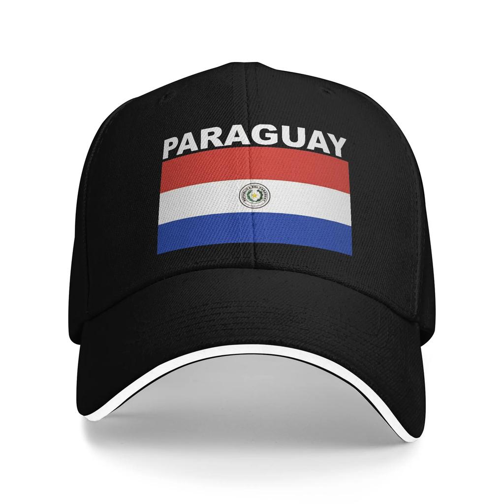 Spring Casual Baseball Cap Flag Of Paraguay Outdoor Sports Hip Hop Hats For Unisex Women SunProof Classic Baseball Caps