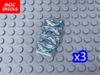 MOC Кирпичи Плитка с принтом 1x2 Рыбка Кои Мост Сцена Город Модель Аксессуары Собранные Строительные Блоки Игрушки Подарок для Детей