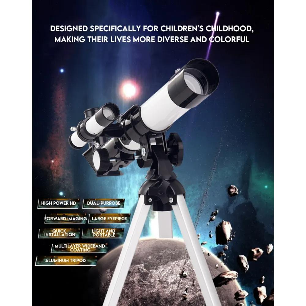 Professional Astronomical Telescope Powerful Monocular Long Range Binoculars Moon Space Planet Observation Gifts For Kid