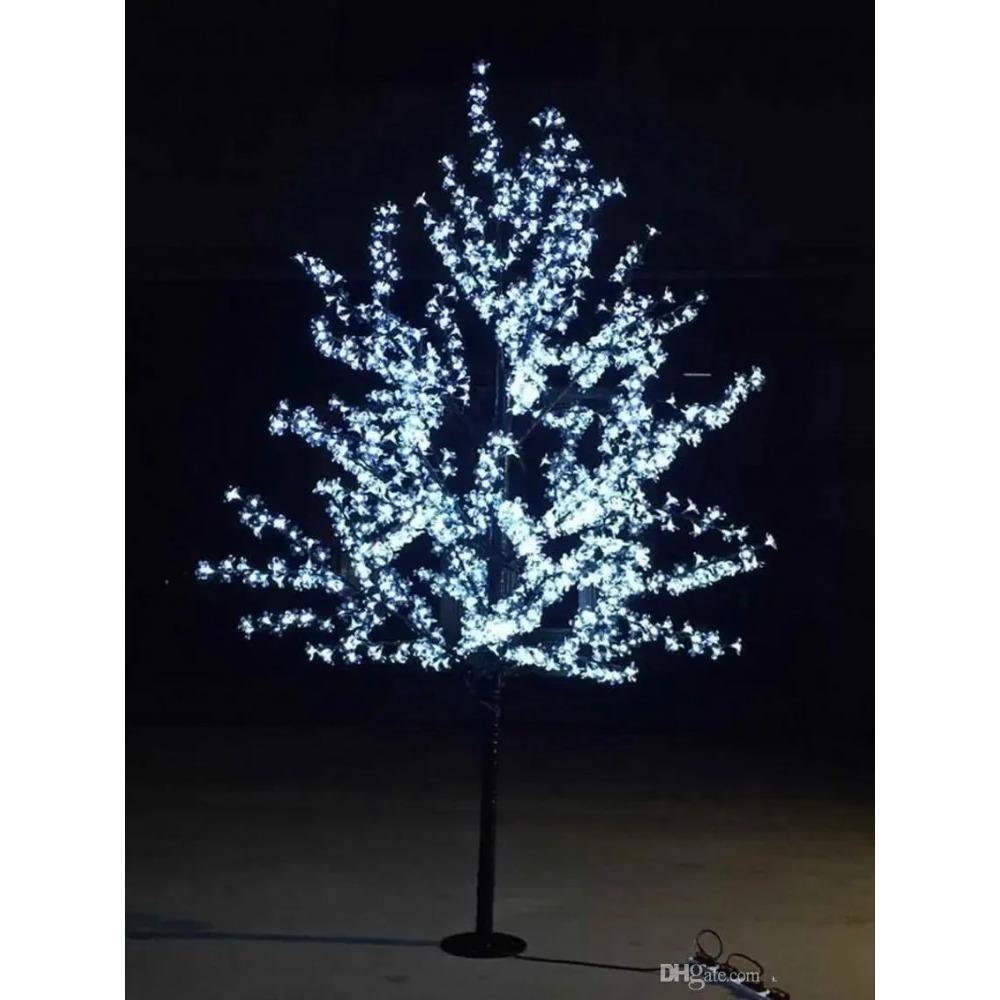 2M LED Artificial Cherry Blossom Tree Light Christmas Light 480pcs LED Bulbs 110 220VAC Rainproof fairy garden Christmas decor
