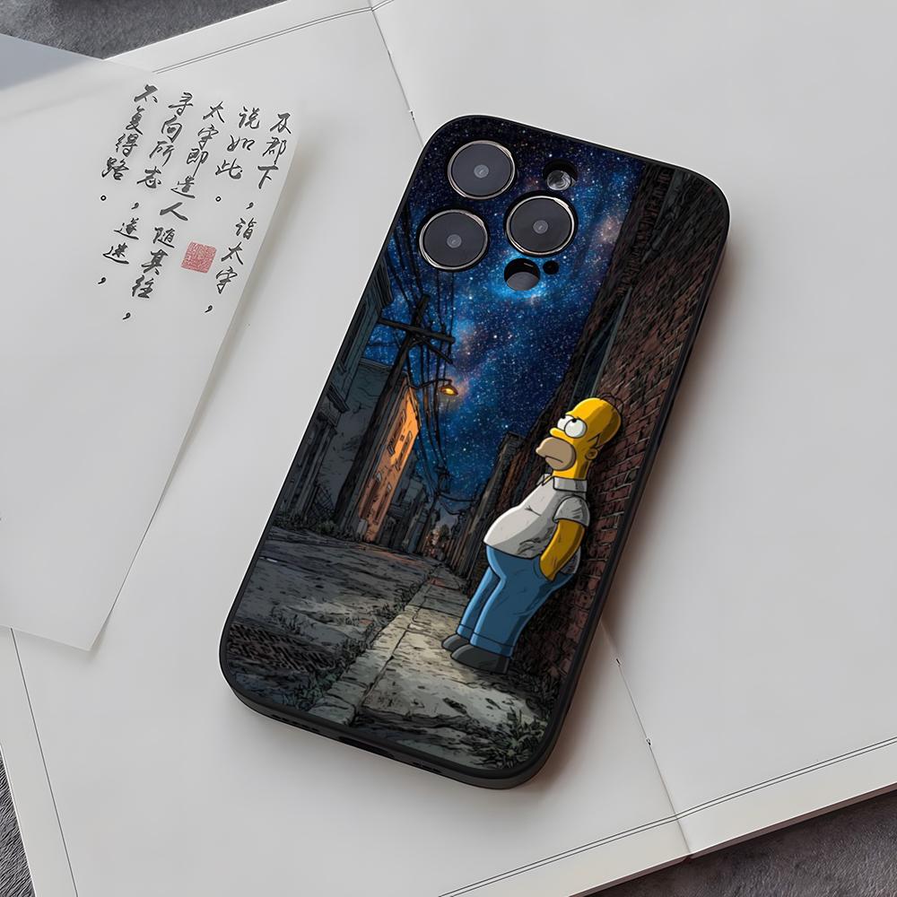 Чехол для телефона Funda Для Iphone 14 13 17 16 11 15ProMax 12 Pro Max Mini Xr Xs X 7 Plus Чехлы TheS S-Симпсоны