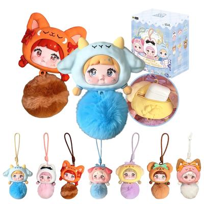 TOP TOY x Nommi Серия «Маленькая лесная школа» Плюшевый кулон [1 шт.] Силиконовый чехол для наушников-вкладышей Милая фигурка Gachapon из слепой коробки Пластиковая модель