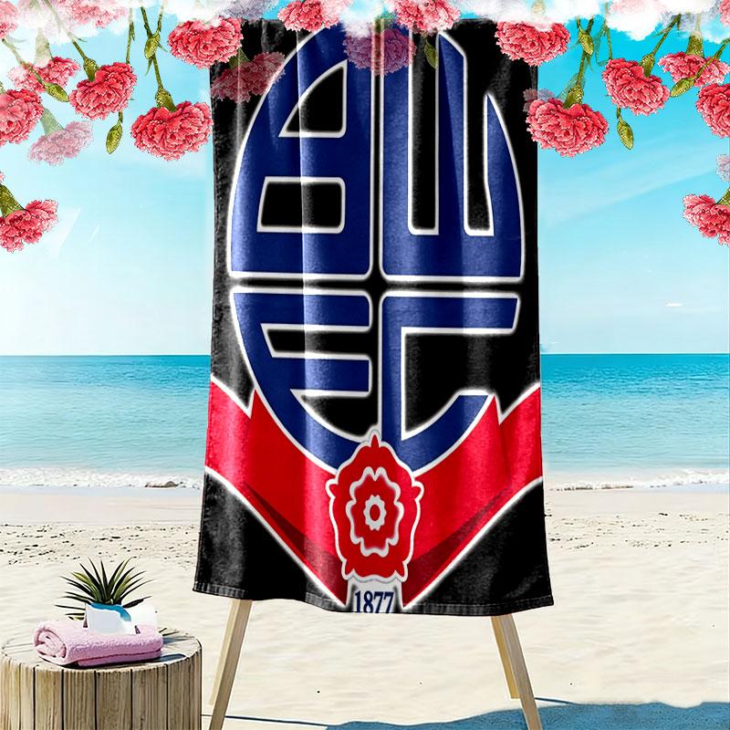 Bolton Wanderers F.C Beach Towel, Large Soft Quick Dry Towel for Beach Camping Swimming