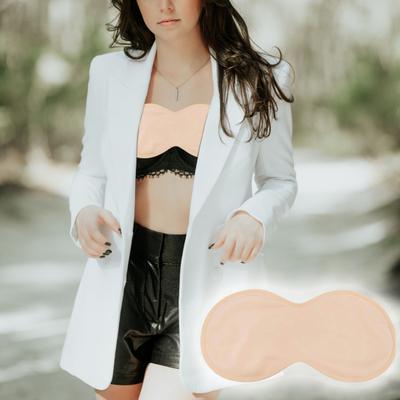 Обертывание с касторовым маслом для груди Можно стирать многоразовые компрессионные подушечки с касторовым маслом Дышащая мягкая ткань Безболезненный кондиционер с органическим эфирным маслом