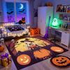 Halloween Anime Style Bedroom Bedside Carpet Pumpkin Cute Decoration Living Room Rug Girl's Room Fluffy Washable Floor Mat Soft