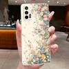 For Realme X7 Max 5G Case X7Max RMX3031 Luxury Butterfly Flower Clear Soft TPU Silicone Back Phone Cover For RealmeX7Max 5G Case