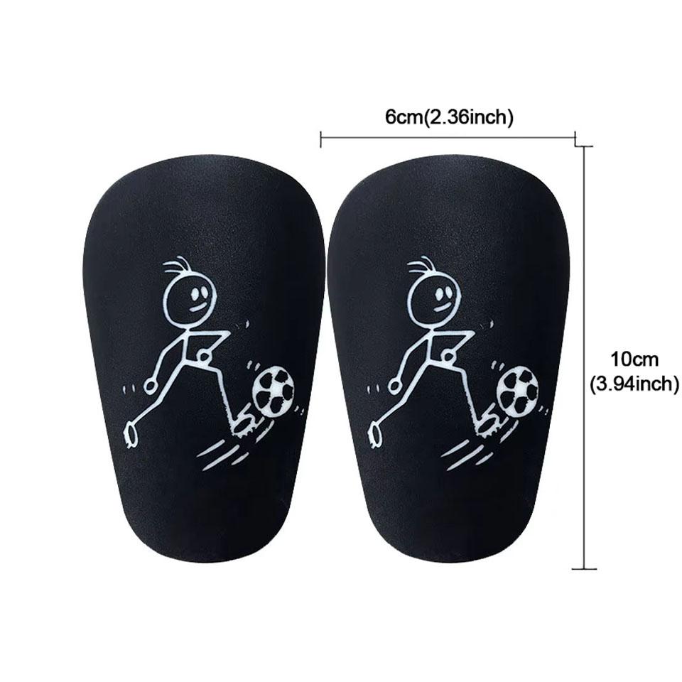 Loogdeel Mini Shin Pads Износостойкие амортизирующие щитки для голени для тренировок по футболу Футбольные тренировочные щитки для голени