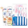 Crest Sweet Pink Grapefruit Whitening Toothpaste 120g with 4 Velvet Gum Care Toothbrushes