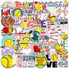 50 Softball Text Stickers Shein Ball Sports Graffiti Stickers Suitcase Skateboard Bottom Ball