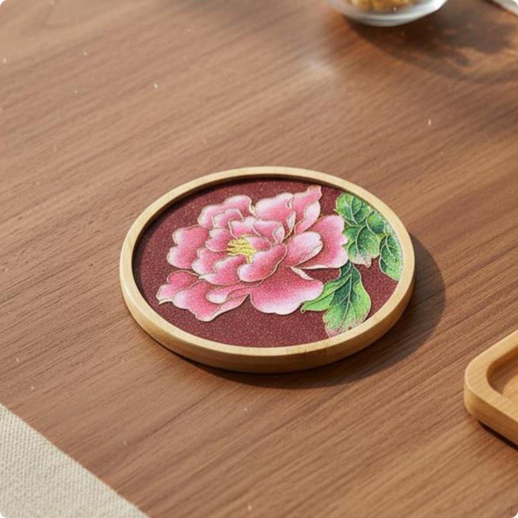 Набор для DIY-вставки эмали, ремесло, подставка под стакан, творческое занятие, перегородчатая эмаль, подходит для начинающих