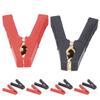 10pcs Battery Cable Clamps 100A Charging Crocodile Clips Pure Copper Vehicle Accessory
