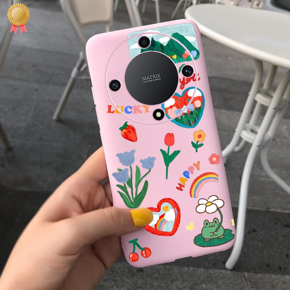 Luxury Case For Honor X9a Soft TPU Capa COOL New Cute Animal Painted Back Coque For Honor X9a X8A X7A 9XA 8XA 7XA  Bumper Bags
