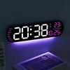 Creative New Product Wall Clock Multifunctional Clock Living Room Clock Large Screen LED Digital Alarm Clock Timing AVE