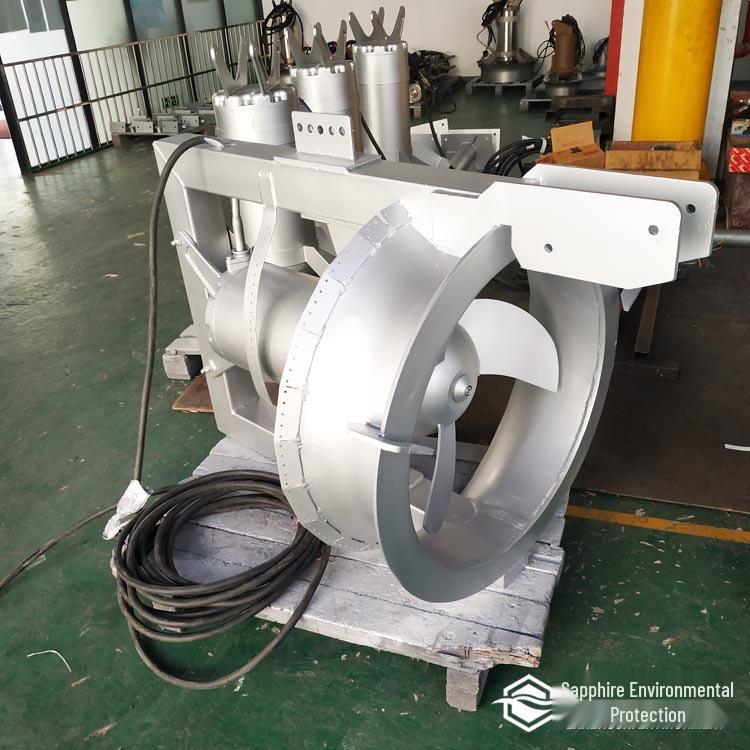 Horizontal Thrust Over-Wall QJB-W5.5/12 Submersible Recirculation Pump RCP600 Circulation Propeller Pump