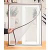 2024 Insect Magnetic Window Screen Tulle Mesh Stealth Customize DIY Summer Mesh Curtain Removable Washable Anti Fly Mosquito Net