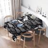 Texture Cat Table Cloth Rectangular Stain Tablecloth Oilcloth Mantel Mesa Impermeable Tablecloth Decoration