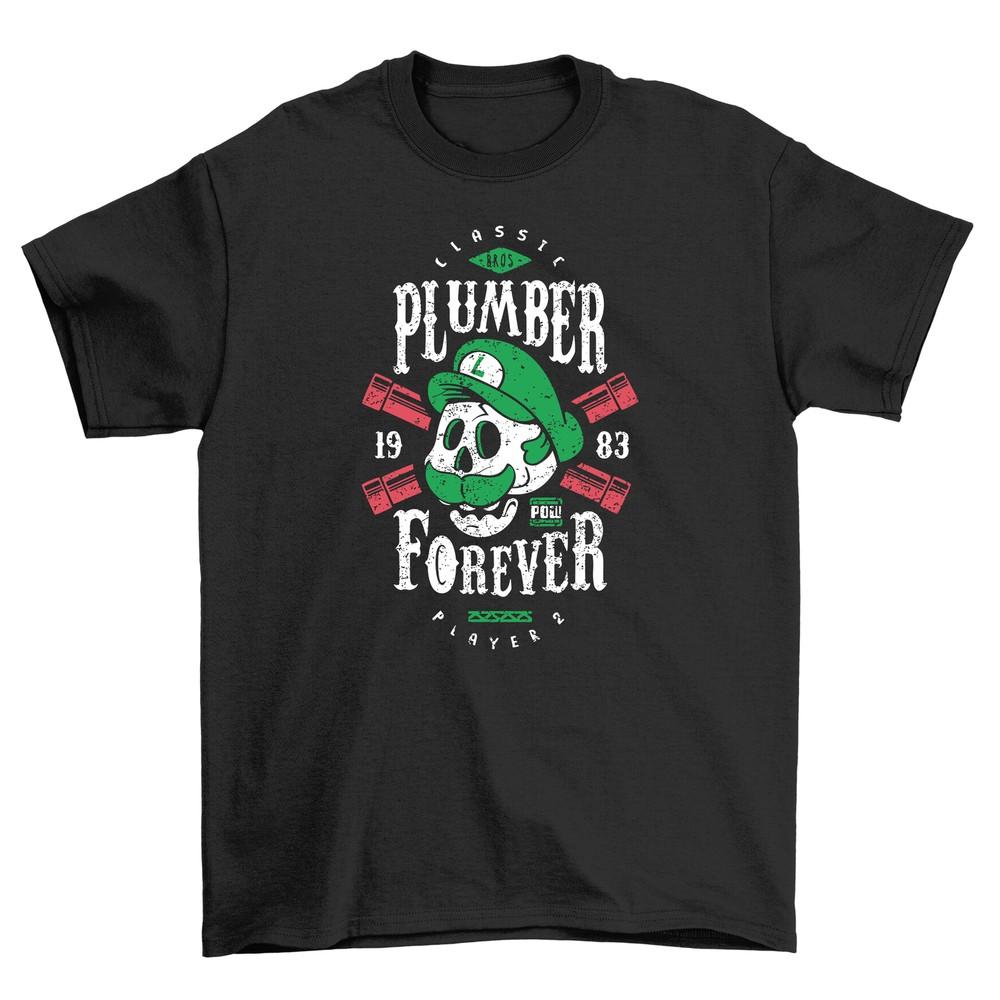 Футболка Plumber Forever Игрок 2 - Ретро-веселье для энтузиастов игр! Принт унисекс