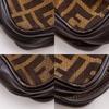 FENDI Zucca Shoulder Bag Brown Nylon canvas Women Used