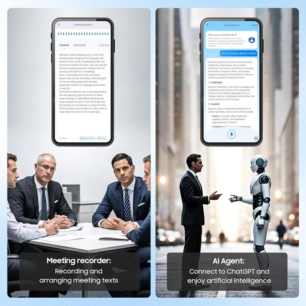 Наушники-переводчики Ai Наушники с 148 языками Smart Wrieless Bluetooth 5.4 Наушники-переводчики Audifonos Traductores Inglés Español Translator Device
