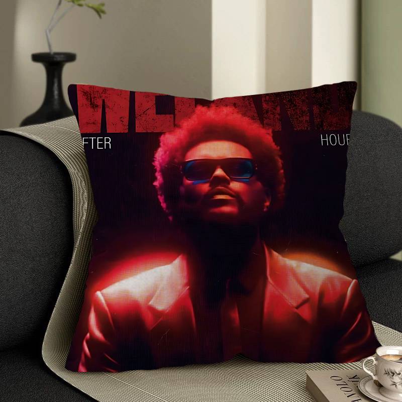 Подушка с принтом The Weeknd, наволочка, декоративная наволочка для подушки, чехол для подушки с принтом для дивана