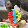 3Pcs Colorful Chew Balls for Small Birds Parrots Cockatiels Finches Beak Grinding Foraging Training Bird