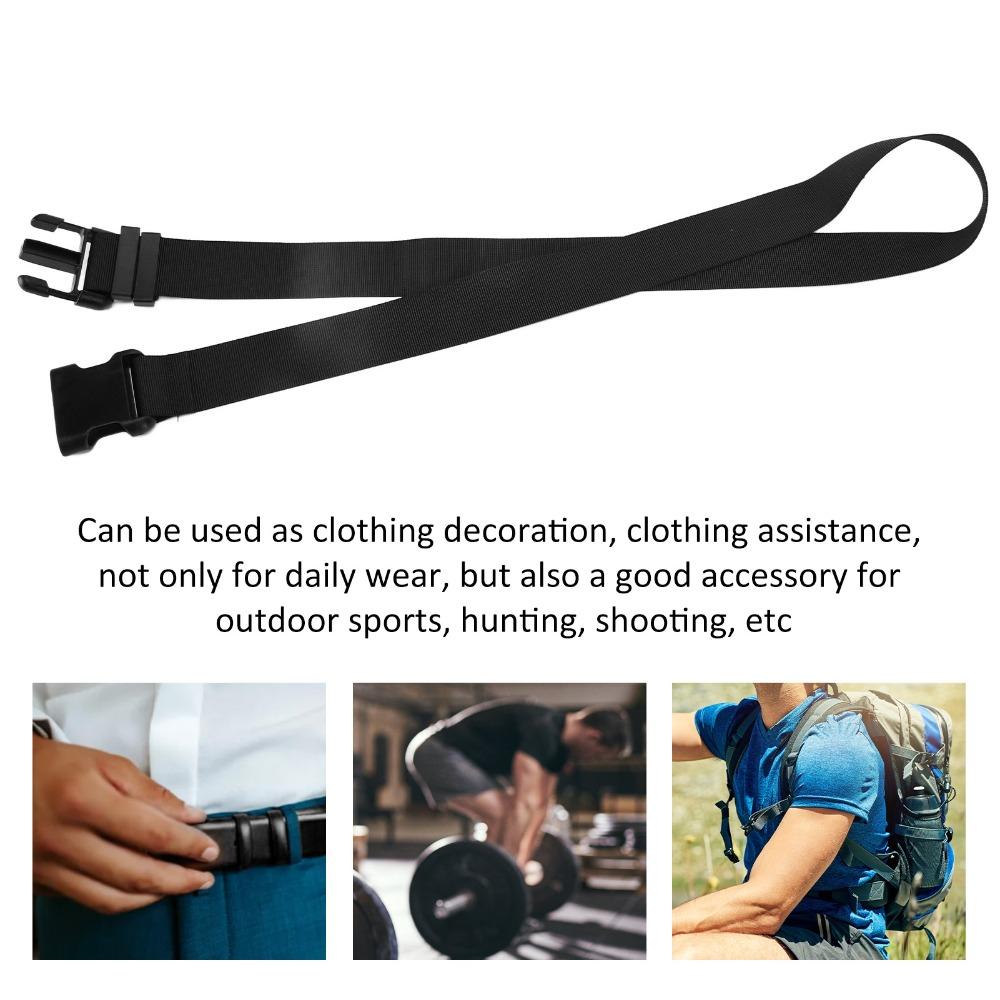 1pcs One Size Fits All Extension Belt Plastic Buckle Adjustable Elastic Belt Clothing Decoration