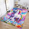 Magical Unicorn Sky Rainbow Fantasy Carpet Is Suitable For Living Room And Bedroom Doormats Office Balcony Decorative Carpet A1
