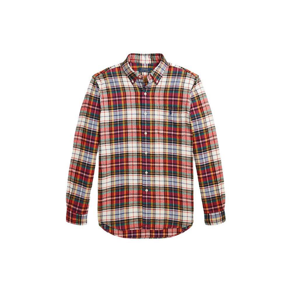 Polo Ralph Lauren FW23 Plaid Single-Breasted Casual Long Sleeve Shirt Men Shirts Multicolor MNPOWOV16823092-999
