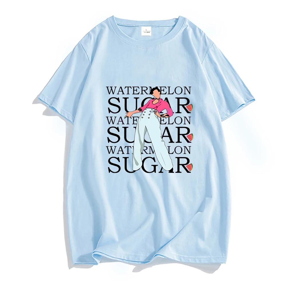 Harrys House Love On Tour T-shirt Unisex Print Shirts 100% Cotton Tshirt Kawaii/lovely Graphic T Shirt Cartoon Aesthetic Clothes