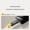 Магнитный кабель-флеш-накопитель Aohi 240 Вт: 512 ГБ, Скорость 1000 МБ/с USB Двухрежимное Устройство Быстрой Зарядки/Хранения.