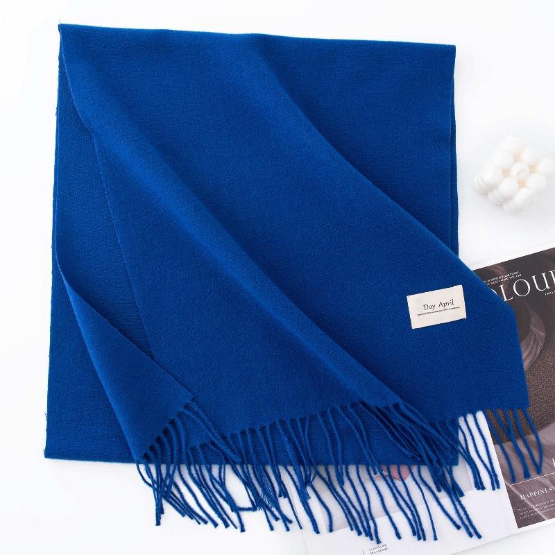Morandi Color Scarf Shawl Solid Color Cashmere Feel Long Winter Wrap Luxury Soft Fashion Gift Lightweight Women’s Neck Scarf