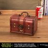 Винтажная деревянная шкатулка для украшений с замком для хранения в спальне и в качестве подарка