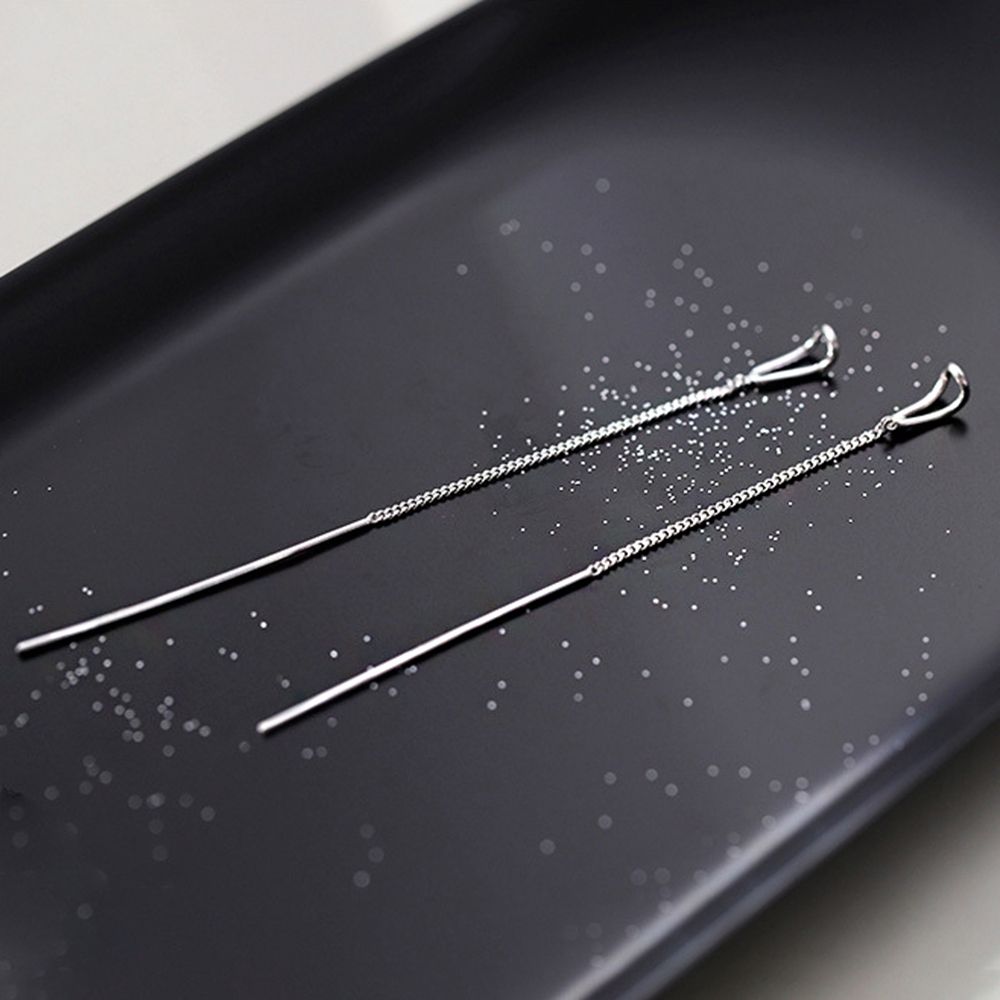Jewelry Women Chain Rhinestone Earrings Long Earrings Female Stud Earrings Korean Style Earrings
