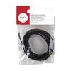 Braided Synthetic Leather Ribbon, 3 Mm, 1.5 M, Black