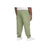 Nike Флисовые брюки NRG Solo Swoosh Oil Green/White для мужчин в уличном стиле DX1364-386