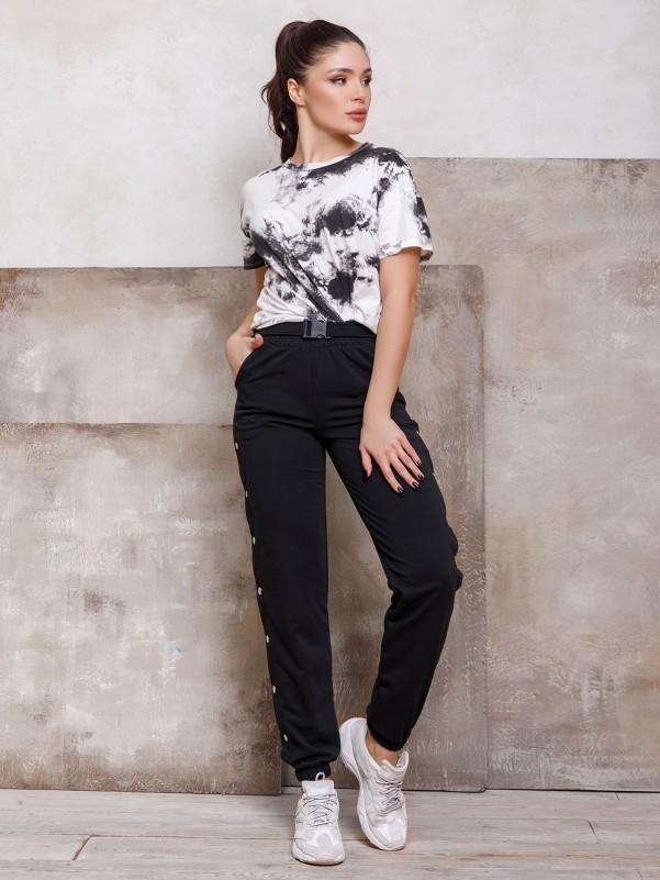 Трикотажные брюки с заклепками ISSA Plus