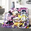 1pc Mickey Mouse Friends flannel Blanket for Super Soft Cute Comfort Blanket for Travel Bedding Couch Sofa Blanket Y73035