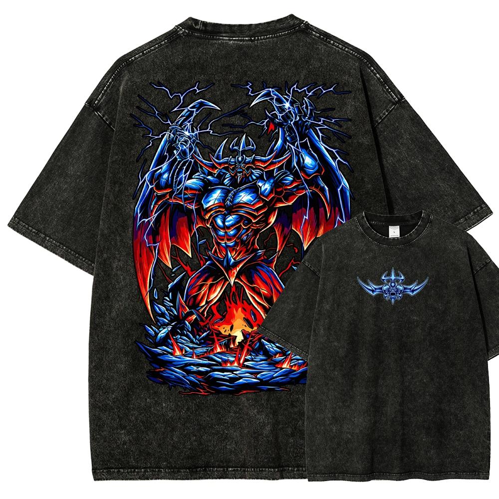 Yu-Gi-Oh Washed T-shirt 2026 New Model personality Clothes shirt Year round clothing Retro Fashion Vintage Loose gift high quality