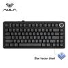 Беспроводная игровая механическая клавиатура AULA F75 с RGB-подсветкой, 75% раскладка, три режима подключения, боковая гравировка контура, PBT-колпачки