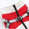 with Harness Dog Cotton Clothes Waterproof Pet Down Coat Fashion Dog Vest Jacket  Daily Wear