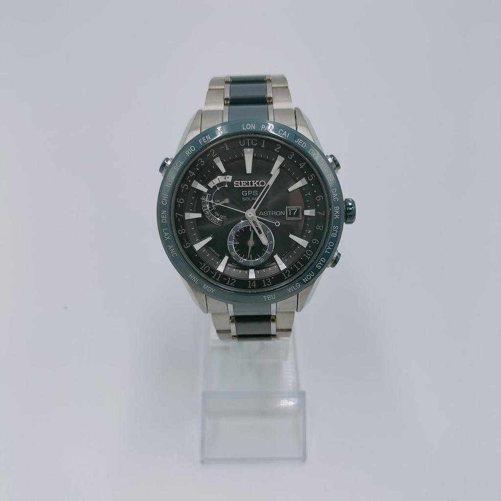 Б/у кварцевые аналоговые часы SEIKO ASTRON 7X52-0AF0