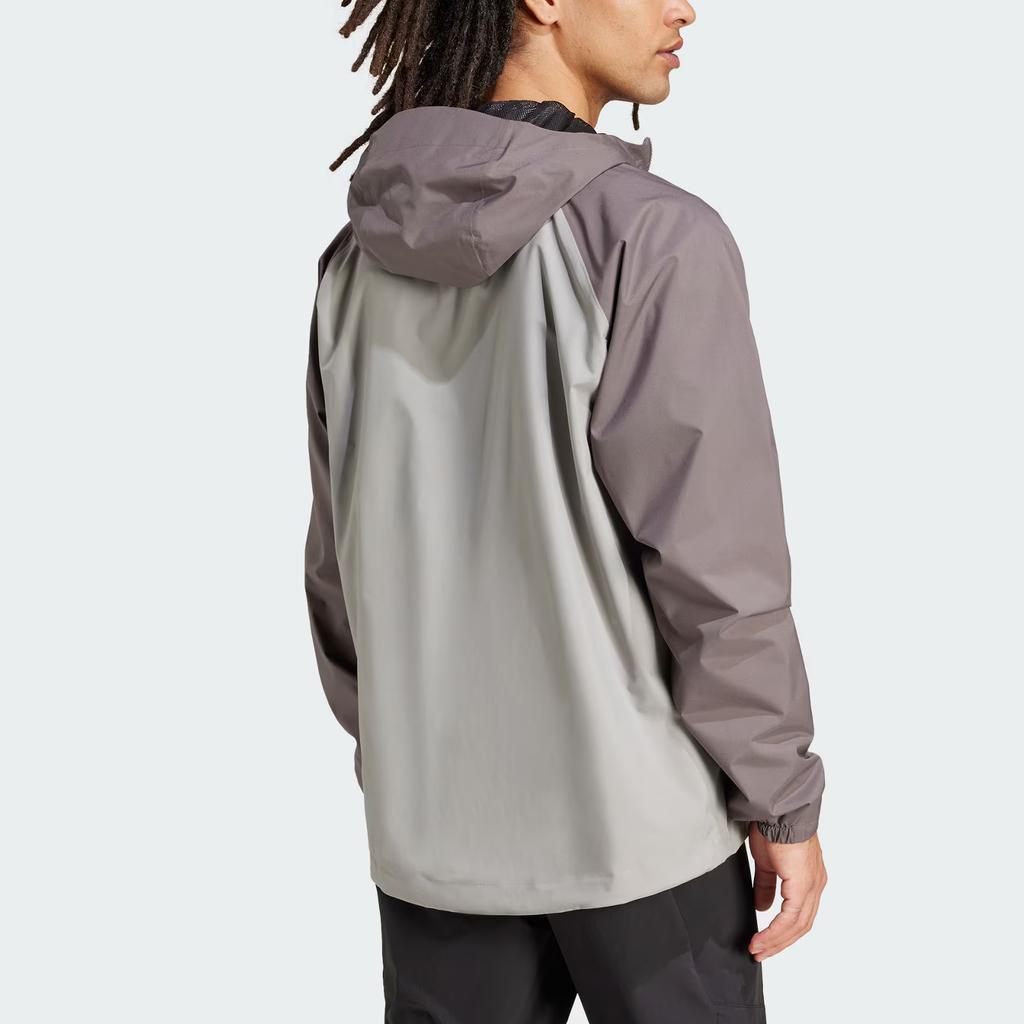 Adidas MULTI 2L RAIN.RDY Jackets & Coats Men's Pure Ice Gray/Charcoal