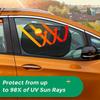 Автомобильные солнцезащитные чехлы Универсальная автомобильная шторка Защита от солнца для окон автомобиля Аксессуары