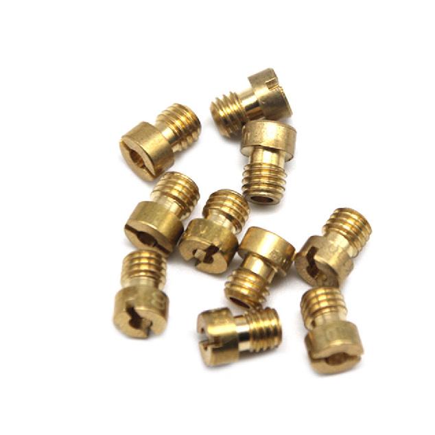ZSDTRP 10pcs Motorcycle Carburetor Main Jet Kit Set Slow/Pilot Jet Main Injectors Nozzle For PWK PE Mikuni OKO Keihin KOSO Carb Fuel Injectors 6