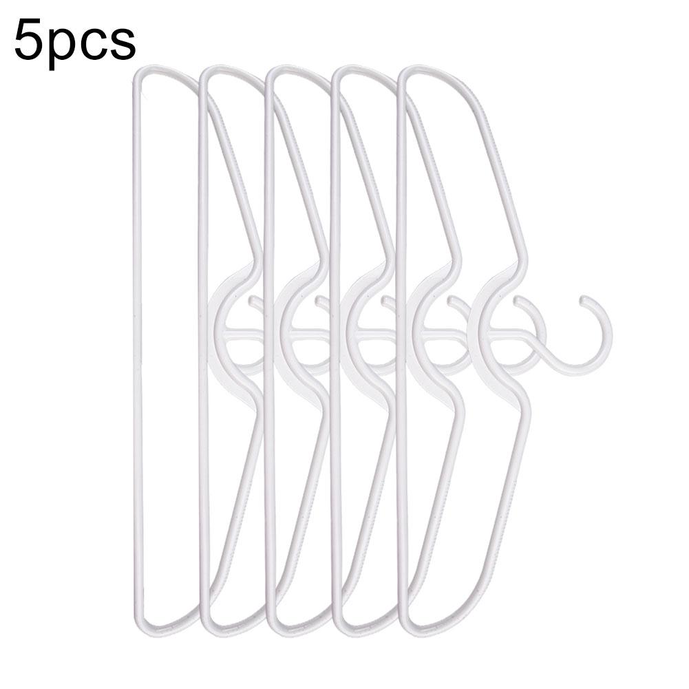Set of 5/10/20 Short Neck Plastic Clothes Hangers with Anti Slip Feature Organize Your Closet Efficiently and Neatly