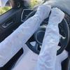 Cooling Material Arm Sleeves Breathable Sun Protection Sleeves Cute Ice Silk Sleeve  Hiking