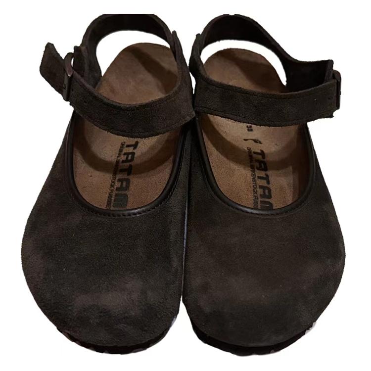 Birkenstock Fashion Versatile Casual Shoes Women Shoes Brown 809543